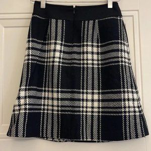 Wool Plaid Skirt